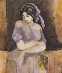 Junge spanische Frau